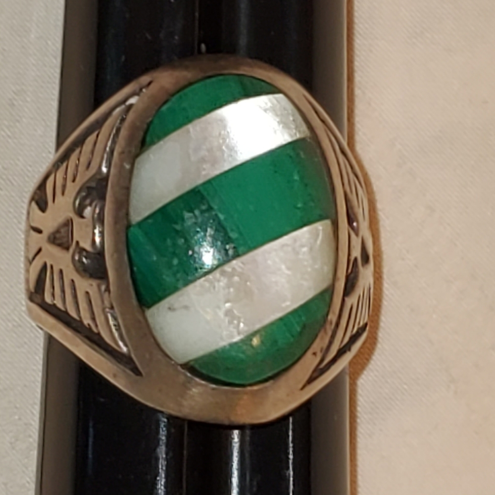 Vingage Unisex Multi Gemstone Ring